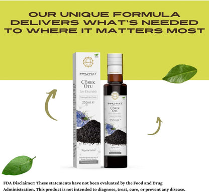 Immu-nat black cumin seed extract liquid - 250