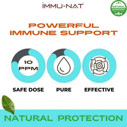 Immu-nat colloidal silver liquid water 10ppm - 250