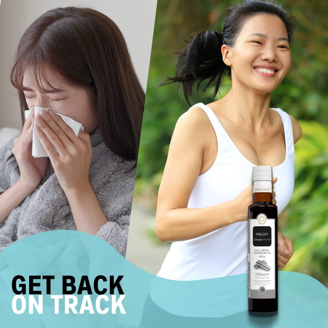 Immu-nat colloidal silver liquid water 10ppm - 250