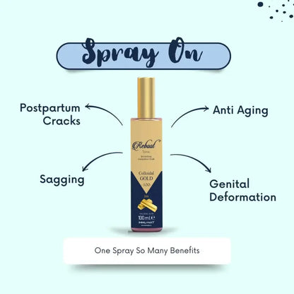 Reboot 24k colloidal gold revitalizing spray 100ppm - 100